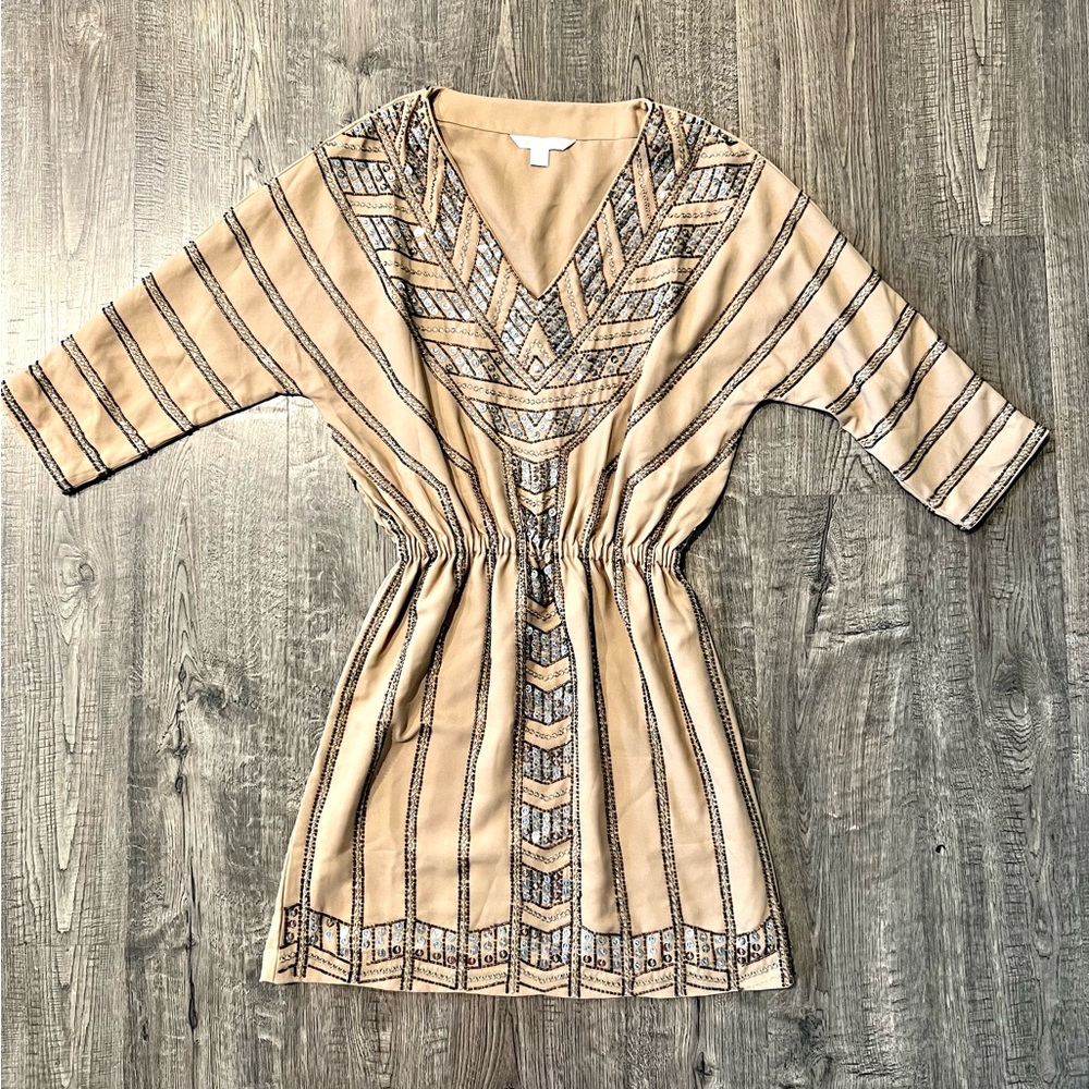 Beaded mini dress